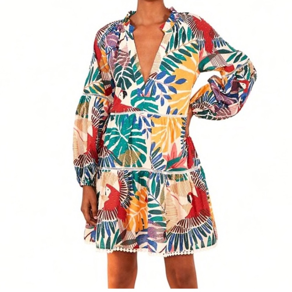 Farm Rio Macaw Mini Dress 🦜